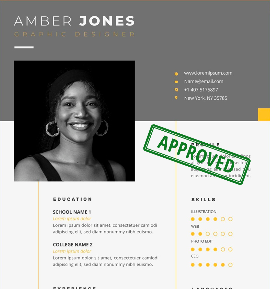 Resume ATS approved